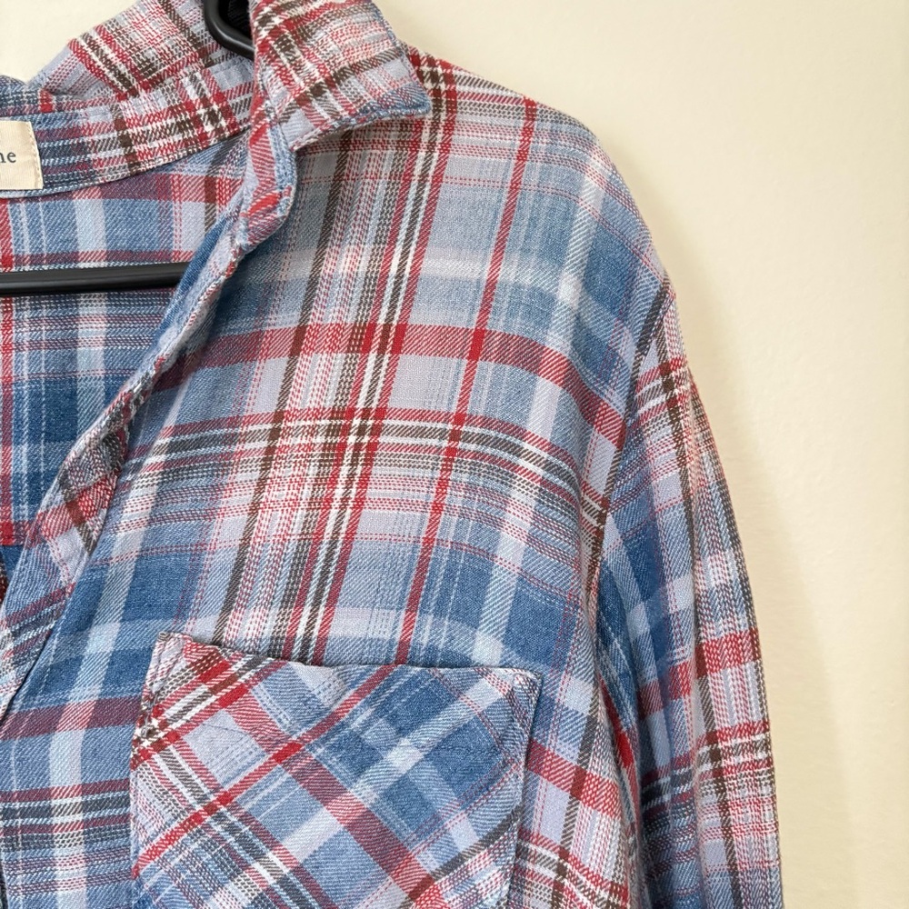 Anthropologie | Cloth & Stone Plaid Dress | - Picture 4 of 10